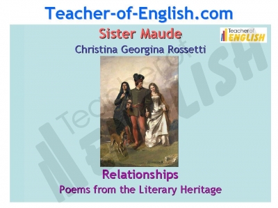 Sister Maude  (Rossetti)  Christina PPT Teaching Resources